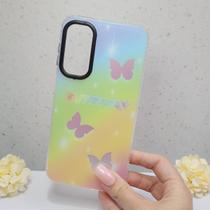 Capa Para Samsung Galaxy A14 / A23 / A24 / A34 Silicone Holográfica