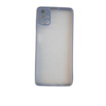 Capa Para Samsung Galaxy M51 Silicone Azul Bebe Tela 6.7