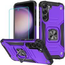 Capa para Samsung Galaxy S23 HNHYGETE com suporte giratório de 360 Capa para Samsung Galaxy S23 HNHYGETE com suporte giratório de 360