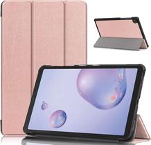 Capa para Samsung Galaxy Tab A 8.4 2020 SM-T307, capa para Galaxy Tab A 8,4 polegadas 2020, capa para Samsung Tab A 8,4 polegadas, capa fina leve tripla de couro para tablet para Tab A 8.4 2020 T307 Pink Gold