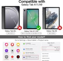 Capa para Samsung Galaxy Tab A11 / Tab A9 8,7 Polegadas 2025/2023, Capa Protetora para Tablet com Suporte Fólio Fino e T