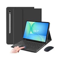 Capa Para Samsung Galaxy Tab S10 FE plus De 13.1 Polegadas Com Teclado Bluetooth Destacável