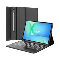 Capa Para Samsung Galaxy Tab S10 FE plus De 13,1 Polegadas Com Teclado Bluetooth Destacável
