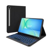 Capa Para Samsung Galaxy Tab S10 FE plus De 13,1 Polegadas Com Teclado Bluetooth Destacável