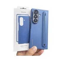 Capa Para Samsung Galaxy Z Fold 7 F966B Com Sensação De Pele, Suporte Para S Pen, PC Rígido E À