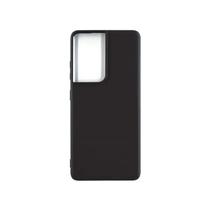 Capa para Samsung S21 Ultra Plush Silicone preta