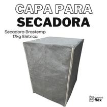 Capa para secadora brastemp 17kg elétrica impermeável flex