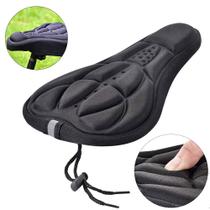 Capa para Selim em Gel Silicone Banco Bicicleta Almofada Ergometrica