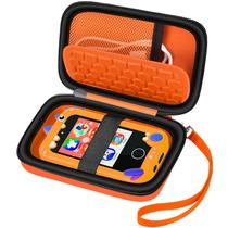 Capa para smartphone de brinquedo infantil ALKOO 13x7x2 cm laranja
