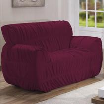 Capa Para Sofa 2 Lugares 21 Elasticos Varias Cores