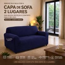 Capa Para Sofá 2 Lugares Malha Gel - ARTE CAZZA