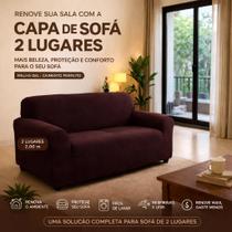 Capa Para Sofá 2 Lugares Malha Gel