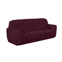 Capa Para Sofá 4 Lugares Decoração Sala Com Elástico Premium