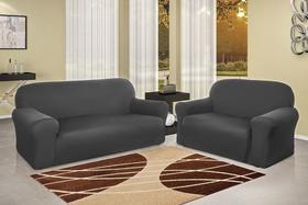 Capa Para Sofá Bem Estar Cinza - 2 e 3 lugares