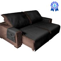 Capa Para Sofá-Cama Modelo Impermeável Preto 1,80M X 2,40M Capa Para Sofá-Cama Modelo Impermeável Preto 1,80M X 2,40M