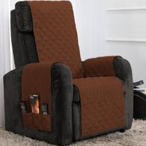 Capa para Sofa Classic 1 Lugar Premium Tabaco