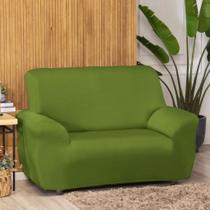 Capa para Sofá de 2 Lugares Malha Gel Confortavél Tecido Grosso Coladinha Moderna Diversas Cores Lisa