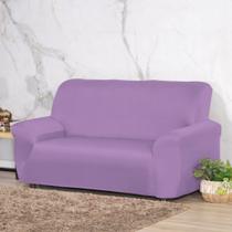 Capa para Sofá de 3 Lugares Malha Gel Confortavél Tecido Grosso Coladinha Moderna Diversas Cores Lisa