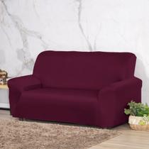 Capa para Sofá de 3 Lugares Malha Gel Confortavél Tecido Grosso Coladinha Moderna Diversas Cores Lisa