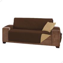 capa para sofá impermeável 3 lugares protetor pet dupla face