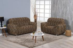 Capa para sofa king 2 e 3 lugares malha gel elasticada Estampada Capa para sofa king 2 e 3 lugares malha gel elasticada Estampada