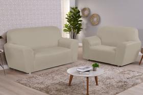 Capa para sofa king 2 e 3 lugares malha gel lisa - MAYRA ENXOVAIS