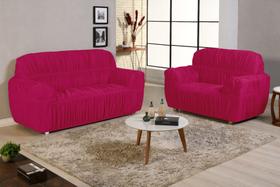 Capa para sofa king grande 2 e 3 lugares malha gel elasticada