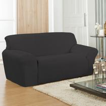 Capa Para Sofá Malha Canelada 2 Lugares