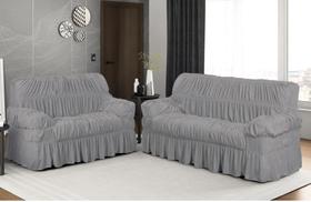 Capa para Sofá Malha Classic 2 e 3 Lugares 16 Elásticos