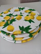 Capa para Souplast ( AMERICANO REDONDO) Estampa de limão siciliano.