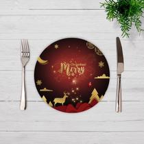 Capa Para Sousplat 35cm Natal
