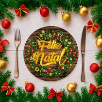 Capa Para Sousplat 35cm Unidade Natal