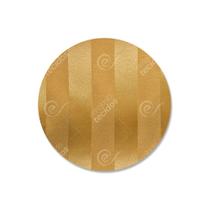 Capa para Sousplat em Tecido Jacquard Dourado Ouro Vibrante Listrado Tradicional Capa para Sousplat em Tecido Jacquard Dourado Ouro Vibrante Listrado Tradicional