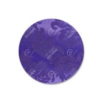Capa para Sousplat em Tecido Jacquard Roxo Medalhão Tradicional Capa para Sousplat em Tecido Jacquard Roxo Medalhão Tradicional