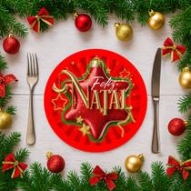 Capa Para Sousplat Estampado 35cm Unidade Natal