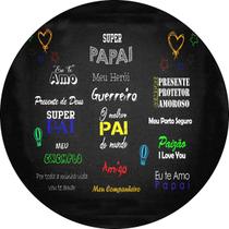 Capa Para Sousplat Microfibra Unidade Dia dos Pais Capa Para Sousplat Microfibra Unidade Dia dos Pais