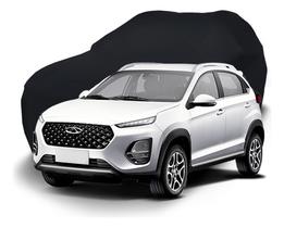 Capa Para Suv Em Lycra Preto Com Elástico Conservar Limpeza