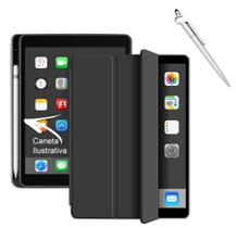 Capa Para Tablet 9ª 8ª Geração 10.2 Suporte Pencil + Caneta