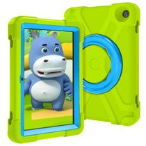 Capa para tablet AKABEILA para Amazon Fire HD 8 2020/2022 verde+azul Capa para tablet AKABEILA para Amazon Fire HD 8 2020/2022 verde+azul