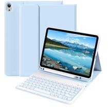 Capa para tablet BQDIYOO iPad 11º/10ª geração 11", teclado azul