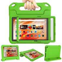 Capa para tablet DJ&RPPQ 10" à prova de choque, infantil, verde Capa para tablet DJ&RPPQ 10" à prova de choque, infantil, verde