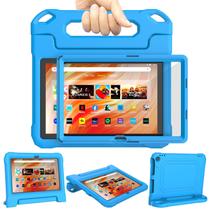 Capa para tablet DJ&RPPQ Fire HD 10 e Fire HD 10 Plus Kids azul