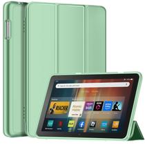 Capa para tablet DJ&RPPQ leve com suporte tríptico, verde matcha Capa para tablet DJ&RPPQ leve com suporte tríptico, verde matcha