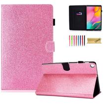 Capa para tablet Dteck Galaxy Tab A 10.1 2019 rosa com glitter