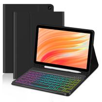 Capa para tablet e teclado EAMPANG para Kindle Fire HD 10 10.1" Capa para tablet e teclado EAMPANG para Kindle Fire HD 10 10.1"