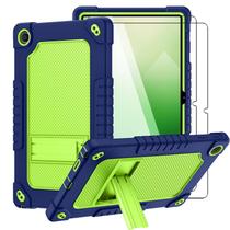 Capa para tablet Kebory para Onn 11 Pro 2023 com vidro temperado azul/verde