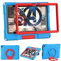 Capa para tablet Lainergie à prova de choque com protetor de tela para Amazon Fire HD 10 e Fire HD 10 Plus Kids 13ª e 11ª geração 2023/2021 azul Capa para tablet Lainergie à prova de choque com protetor de tela para Amazon Fire HD 10 e Fire HD 10 Plus Kids 13ª e 11ª geração 2023/2021 azul