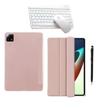 Capa + Para Tablet Poco Pad X1 11.2 + Teclado + Mouse + Caneta