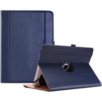 Capa para tablet ProCase 9-10,1", suporte giratório de 360, azul marinho