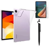 Capa Para Tablet Redmi Pad Se 11 Silicone Flexível + Caneta + Pelicula De Vidro